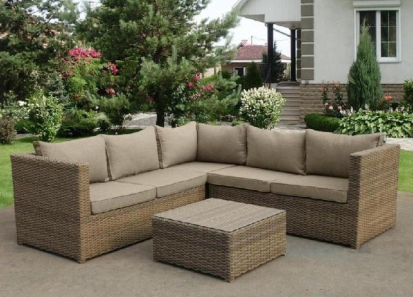 Комплект мебели AFINA плетеной из иск. ротанга YR825B Beige купить в Юрьев-Польском