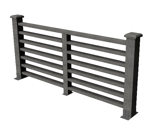 Ограждения декоративное ДПК GRINDERDECO Марсело серый базальт купить в Юрьев-Польском