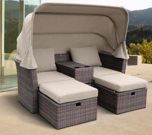 Комплект мебели AFINA плетеной из иск. ротанга AFM-330B Brown купить в Юрьев-Польском