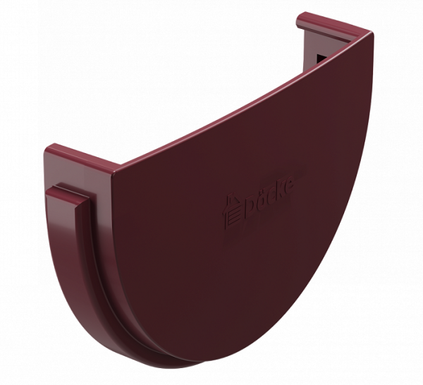 Заглушка желоба ПВХ Docke STANDART красный купить в Юрьев-Польском