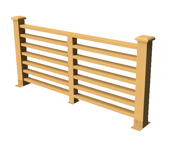 Ограждения декоративное ДПК GRINDERDECO Марсело песчаник купить в Юрьев-Польском