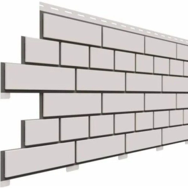 Фасадная панель Доломит Кирпич, Белый купить в Юрьев-Польском