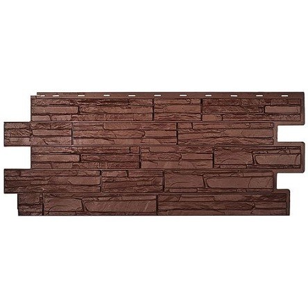 Фасадная панель T-Сайдинг-Альпийская сказка Коричневый купить в Юрьев-Польском