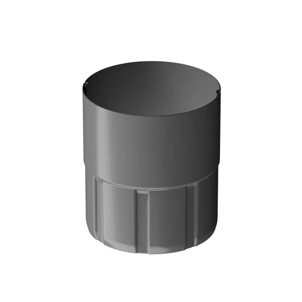Муфта соединительная для водостока Döcke STAL PREMIUM, Графит купить в Юрьев-Польском