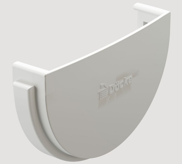 Заглушка желоба ПВХ Docke STANDART пломбир купить в Юрьев-Польском