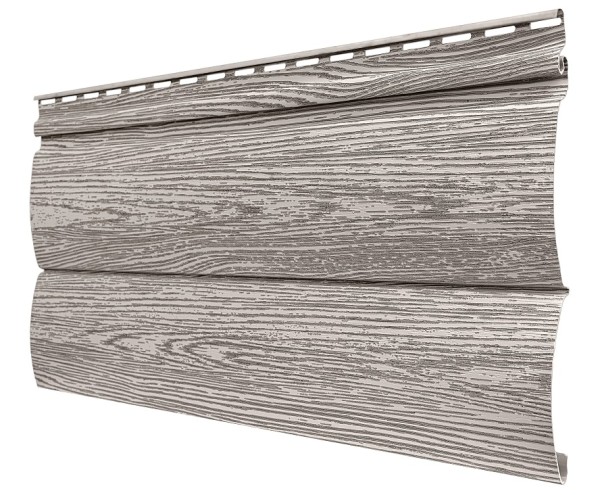 Виниловый сайдинг tecos, серия lux - оцилиндрованный брус двойной, - алтайская берёза купить в Юрьев-Польском