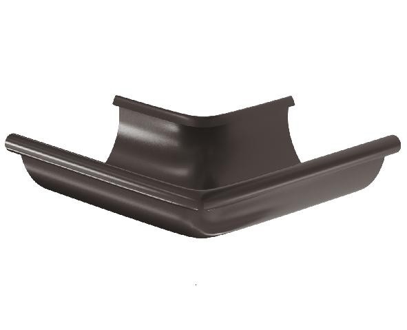 Водосток Aquasistem, система 150/100 - Угол желоба, наружный 90° RR 32 Тёмно-Коричневый купить в Юрьев-Польском