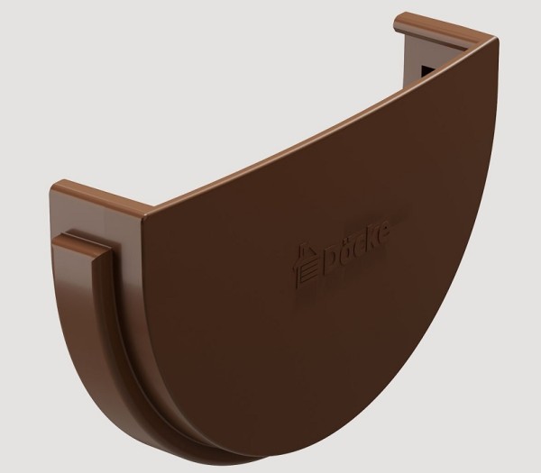 Заглушка желоба ПВХ Docke STANDART Светло-коричневый купить в Юрьев-Польском