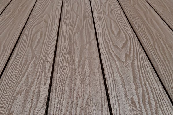 Террасная доска из ДПК Terrapol Смарт 3D Полнотелая с пазом Тик Киото купить в Юрьев-Польском