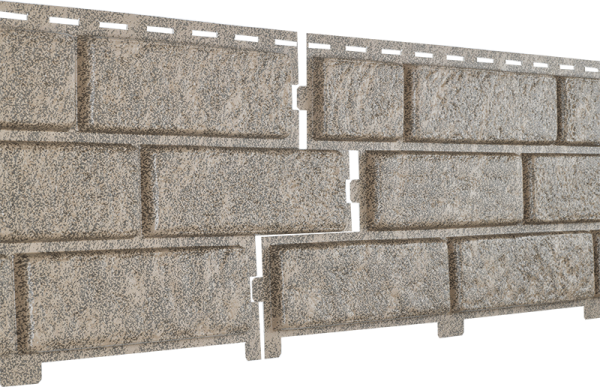 Фасадная панель Ю-Пласт Стоун Хаус Кирпич Бежевый купить в Юрьев-Польском