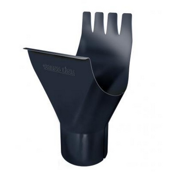 Водосток Grand Line 150x100 – Воронка желоба RAL 7024 купить в Юрьев-Польском