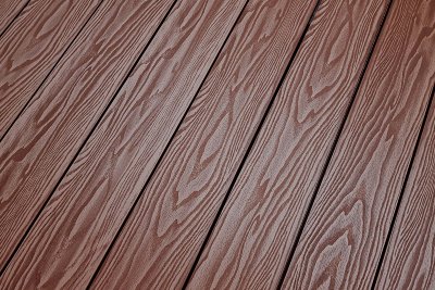 Террасная доска из ДПК Terrapol Смарт 3D Полнотелая с пазом Орех Милано