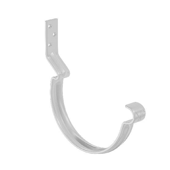 Водосток Aquasistem, система 125x90 - Крюк крепления желоба короткий RR 20 Мраморно-белый купить в Юрьев-Польском