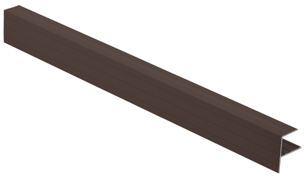 F-профиль Grinder закрывающий коричневый купить в Юрьев-Польском