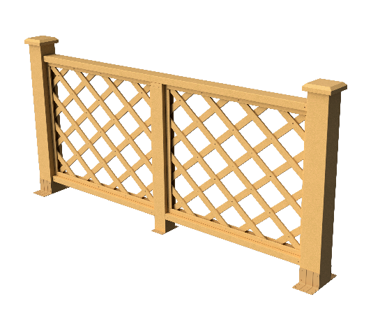 Ограждения декоративное ДПК GRINDERDECO Ламбет песчаник купить в Юрьев-Польском