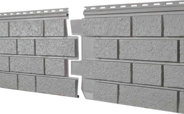 Фасадная панель Ю-пласт Стоун Хаус S-Lock Клинкер Нордик дым купить в Юрьев-Польском