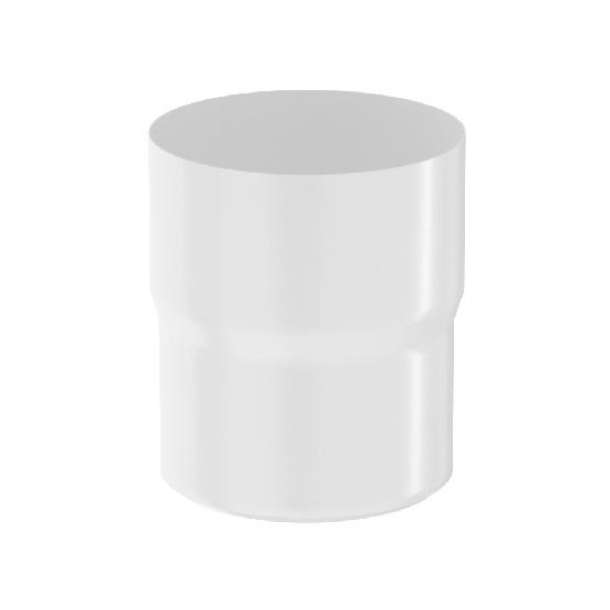 Водосток Aquasistem, система 125x90 - Соединитель трубы RR 20 Мраморно-белый купить в Юрьев-Польском