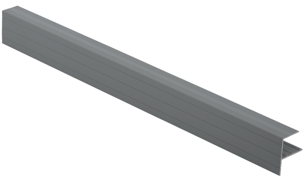 F-профиль Grinder закрывающий серый купить в Юрьев-Польском