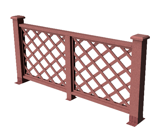 Ограждения декоративное ДПК GRINDERDECO Ламбет мербау купить в Юрьев-Польском