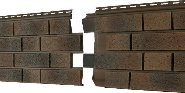 Фасадная панель Ю-пласт Стоун Хаус S-Lock Клинкер Нордик лава купить в Юрьев-Польском