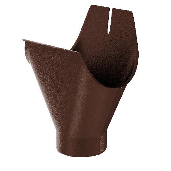 Водосток Aquasistem, Система 125x90 - Воронка желоба RAL 8017 Коричневый matt купить в Юрьев-Польском