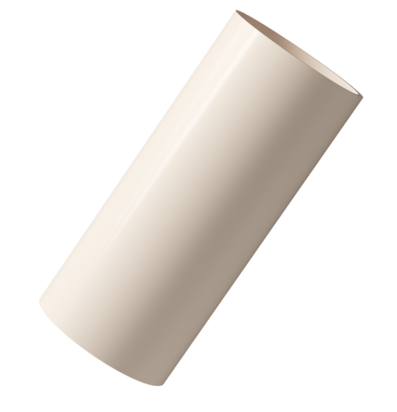 Труба водосточная 3м Docke Lux ПВХ Латте купить в Юрьев-Польском