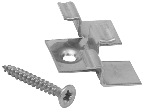 Клипса с саморезом,Grinder бесшовный монтаж 2 mm купить в Юрьев-Польском