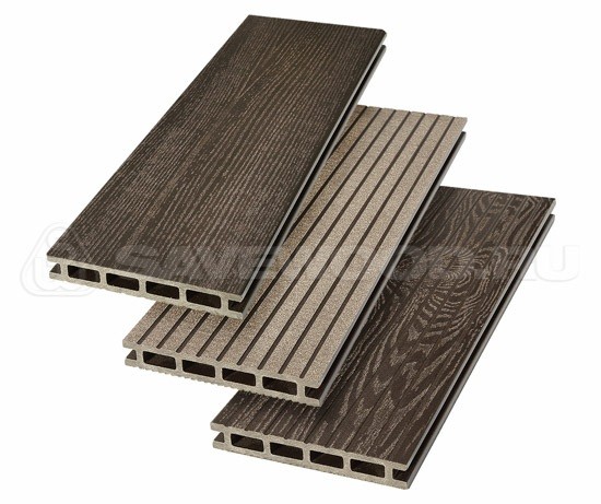 Террасная доска из ДПК SW Carpinus (R) — двухсторонняя темно-коричневый купить в Юрьев-Польском