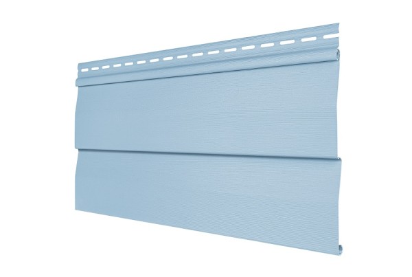 Виниловый сайдинг Tecos - корабельный брус, голубой купить в Юрьев-Польском