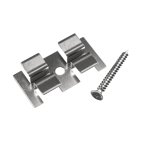 Клипса с саморезом, Grinder шовный монтаж 5 mm купить в Юрьев-Польском