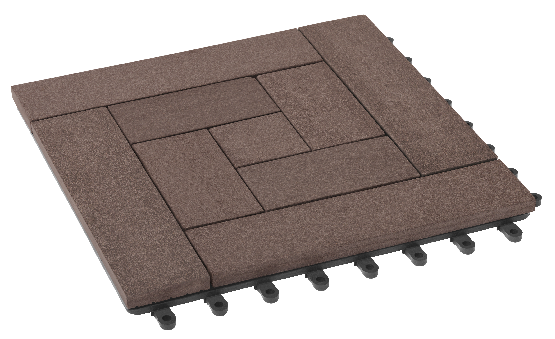 Модульный паркет ДПК GRINDERDECO Люкс 10 Шоколад купить в Юрьев-Польском