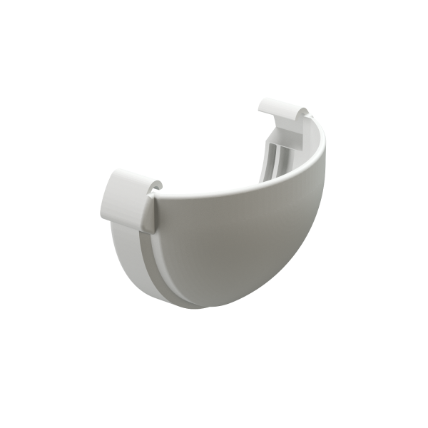 Заглушка желоба Docke Lux ПВХ Пломбир купить в Юрьев-Польском