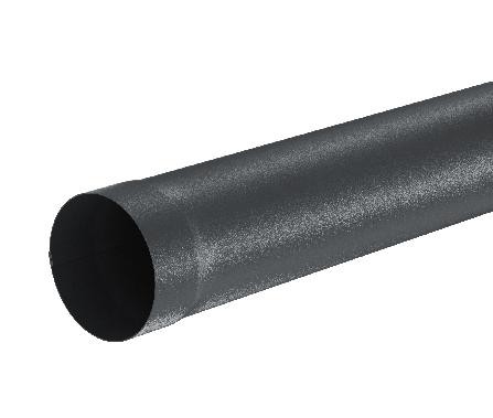 Водосток Aquasistem, Система 125/90 - Труба водосточная 1.00м RR 23 Маренго matt купить в Юрьев-Польском