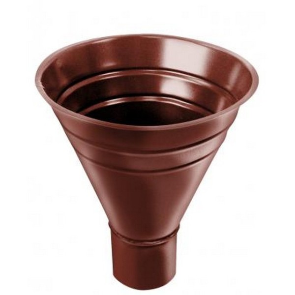 Водосток Grand Line 125x90 –  Воронка водосборная RAL 8004 купить в Юрьев-Польском