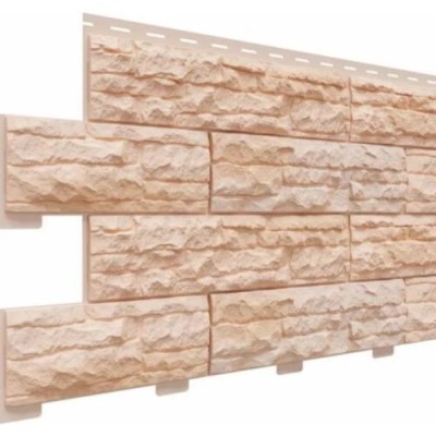 Фасадная панель Скалистый риф Премиум Терракотовый