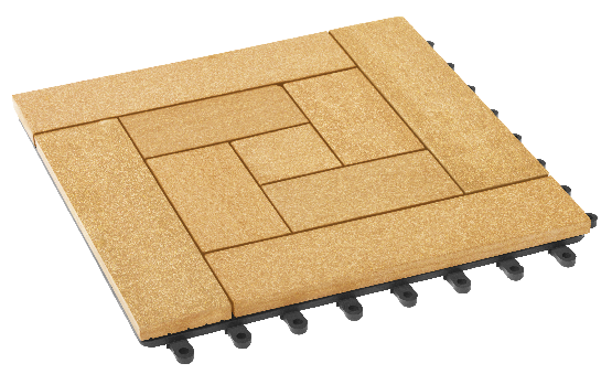 Модульный паркет ДПК GRINDERDECO Люкс 10 Песчаник купить в Юрьев-Польском