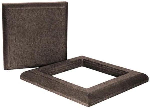 Комплект крышка и юбка ДПК для столба Polivan SINGARAJA темно-коричневый купить в Юрьев-Польском