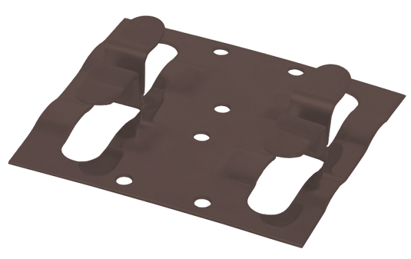 Кляймер рядный Grinder для монтажа наличника коричневый купить в Юрьев-Польском