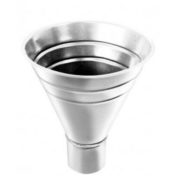 Водосток Grand Line 125x90 – Воронка водосборная RAL 9003 купить в Юрьев-Польском