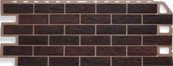 Фасадная панель Цокольный сайдинг Альта-профиль - коллекция "кирпич", кирпич жженый купить в Юрьев-Польском