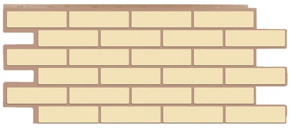 Фасадная панель T-Сайдинг - Кирпич Модерни Желтый купить в Юрьев-Польском