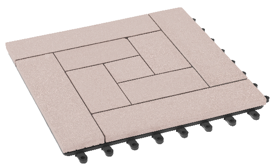 Модульный паркет ДПК GRINDERDECO Люкс 10 Выбеленный дуб купить в Юрьев-Польском