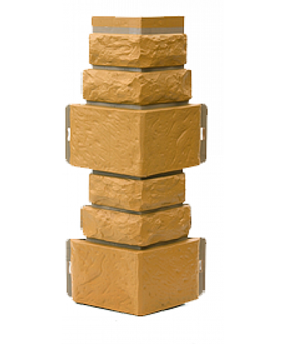 Угол T-Сайдинг-Дикий Камень Бежевый купить в Юрьев-Польском