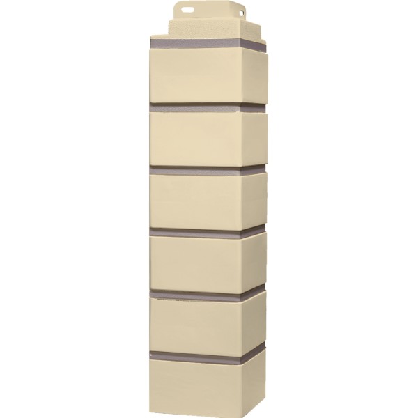 Угол наружный Fineber «Кирпич клинкерный» Желтый купить в Юрьев-Польском