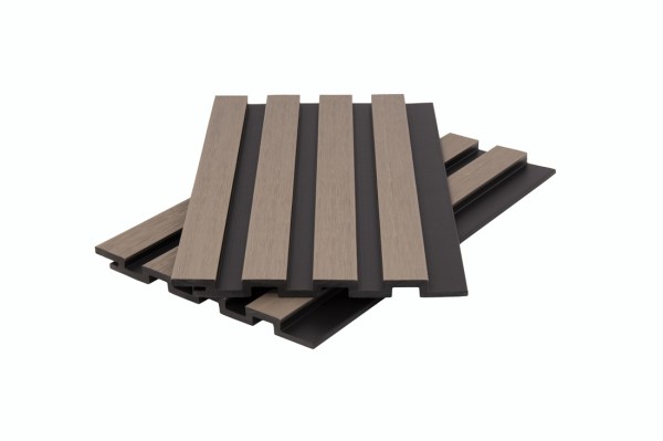 Стеновая панель брусковая двухцветная co-extrusion, snow mix купить в Юрьев-Польском