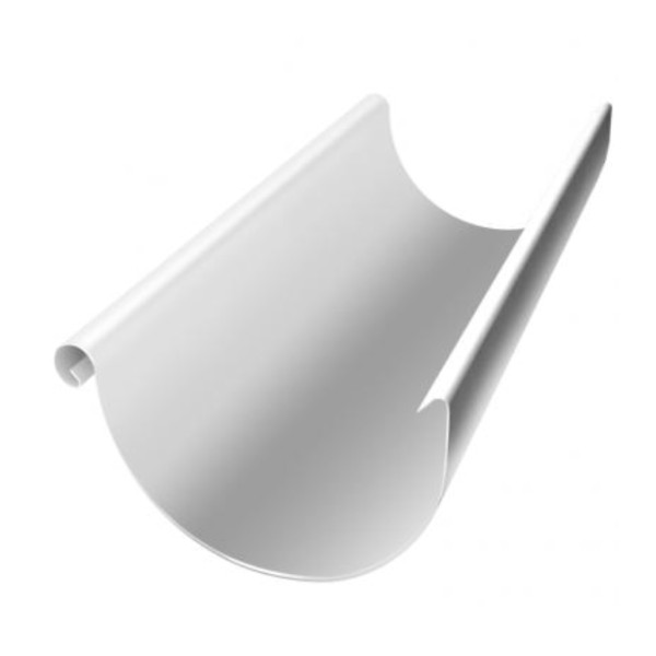 Водосток Grand Line 125x90 – Желоб 3м RAL 9003 купить в Юрьев-Польском