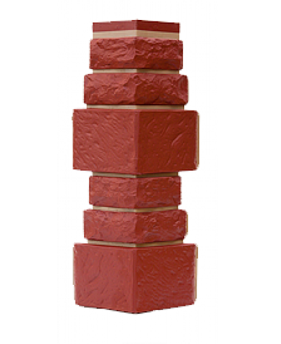 Угол T-Сайдинг-Дикий Камень Красный купить в Юрьев-Польском