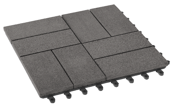 Модульный паркет ДПК GRINDERDECO Люкс 9 Серый базальт купить в Юрьев-Польском