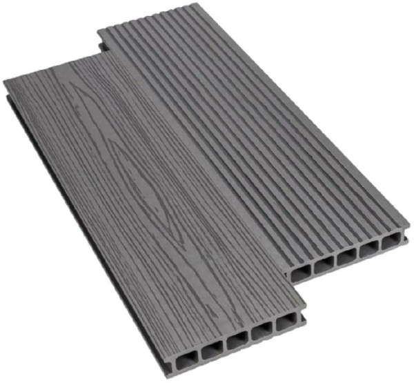 Террасная доска ДПК Deckart Praktik Optimum Серый купить в Юрьев-Польском