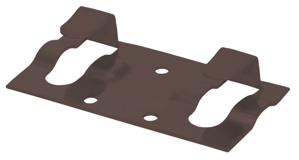 Кляймер стартовый Grinder для монтажа наличника коричневый купить в Юрьев-Польском